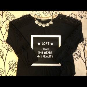 [ LOFT ] Lace Sleeve Blouse